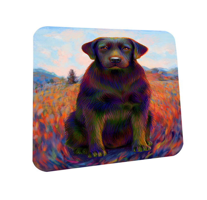 Mystic Blaze Labrador Retriever Dog Coasters Set of 4 CST53542