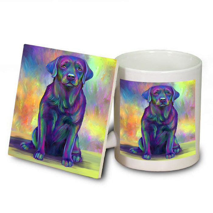 Paradise Wave Labrador Retriever Dog Mug and Coaster Set MUC56709