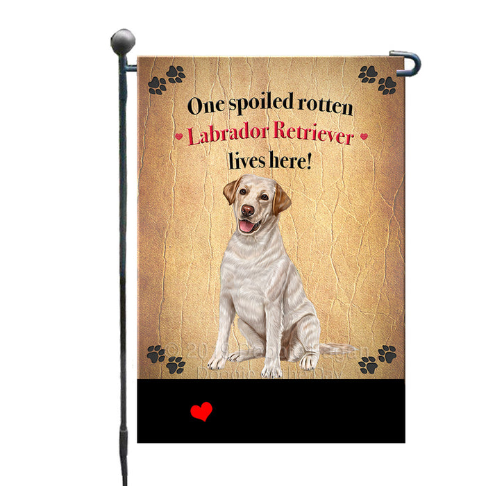 Personalized Spoiled Rotten Labrador Retriever Dog GFLG-DOTD-A63204