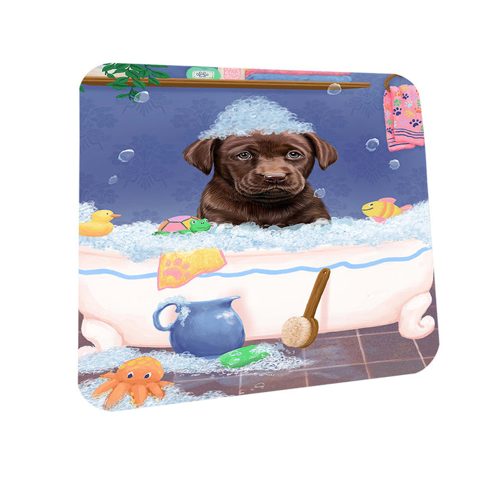 Rub A Dub Dog In A Tub Labradors Dog Coasters Set of 4 CST57347