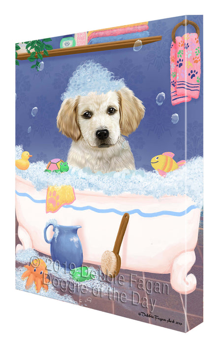Rub A Dub Dog In A Tub Labradors Dog Canvas Print Wall Art Décor CVS143018