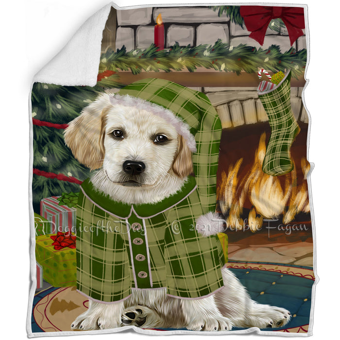 The Stocking was Hung Labrador Dog Blanket BLNKT117579