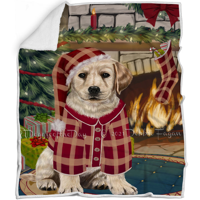 The Stocking was Hung Labrador Dog Blanket BLNKT117570