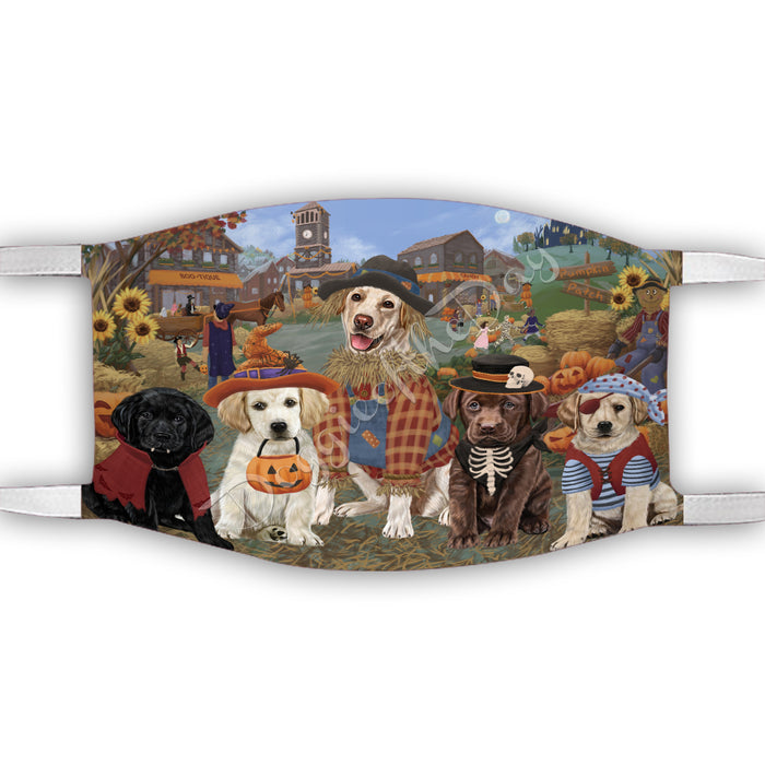 Halloween 'Round Town Labrador Dogs Face Mask FM49967