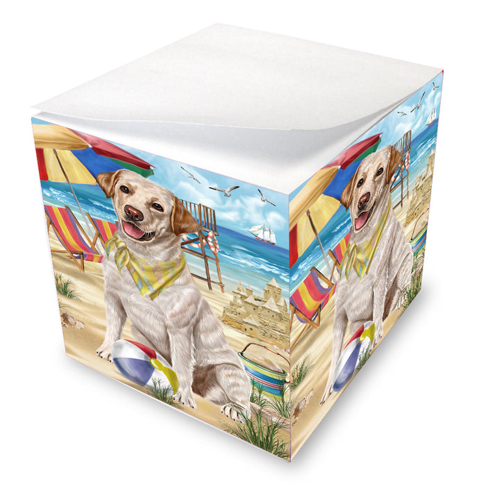 Pet Friendly Beach Labradors Dog Note Cube NOC-DOTD-A57196