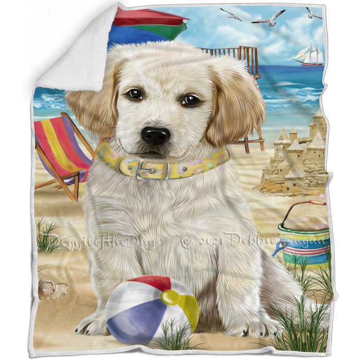 Pet Friendly Beach Labrador Retriever Dog Blanket BLNKT142517