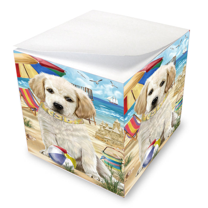 Pet Friendly Beach Labradors Dog Note Cube NOC-DOTD-A57197