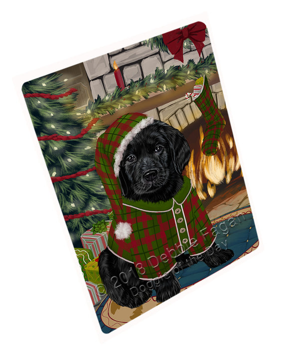 The Stocking was Hung Labrador Dog Magnet MAG71184 (Small 5.5" x 4.25")