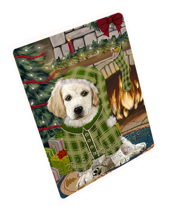The Stocking was Hung Labrador Dog Magnet MAG71190 (Small 5.5" x 4.25")