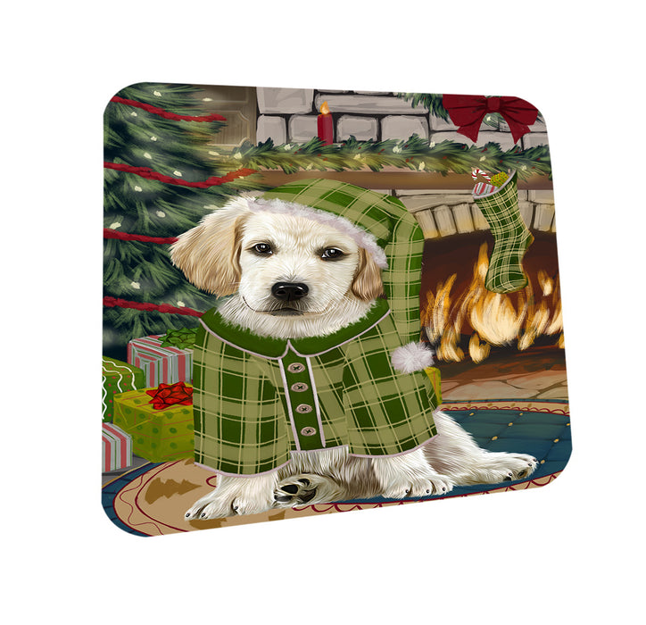 The Stocking was Hung Labrador Dog Coasters Set of 4 CST55309