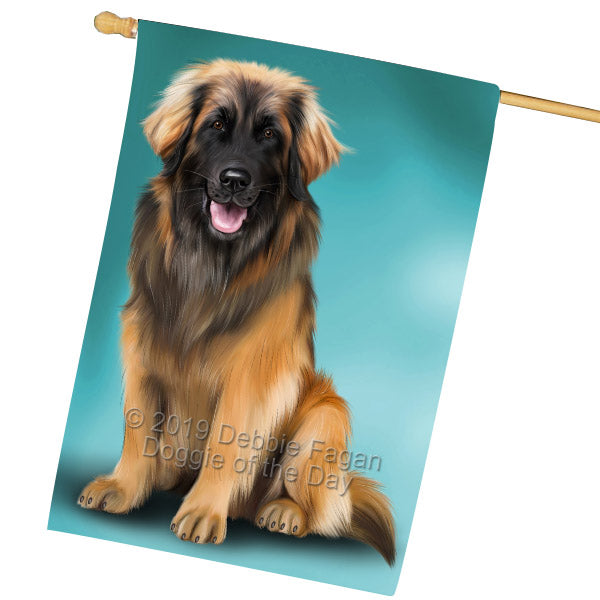 Leonberger Dog House Flag FLG65589