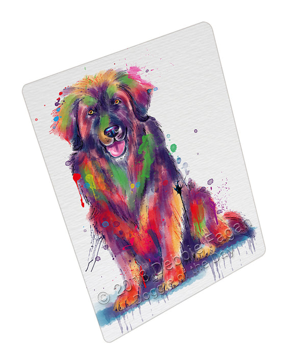 Watercolor Leonberger Dog Refrigerator / Dishwasher Magnet RMAG110298