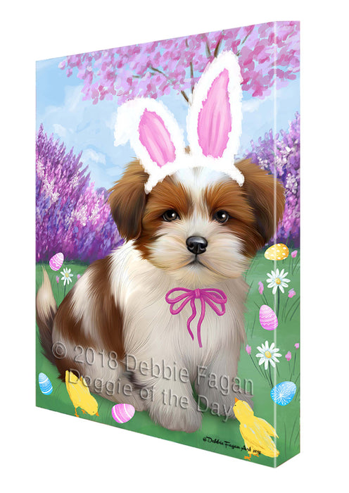 Lhasa Apso Dog Easter Holiday Canvas Wall Art CVS58188