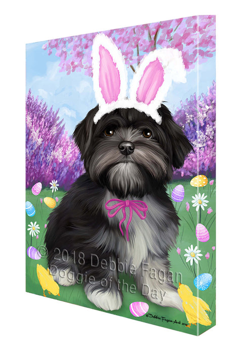 Lhasa Apso Dog Easter Holiday Canvas Wall Art CVS58106