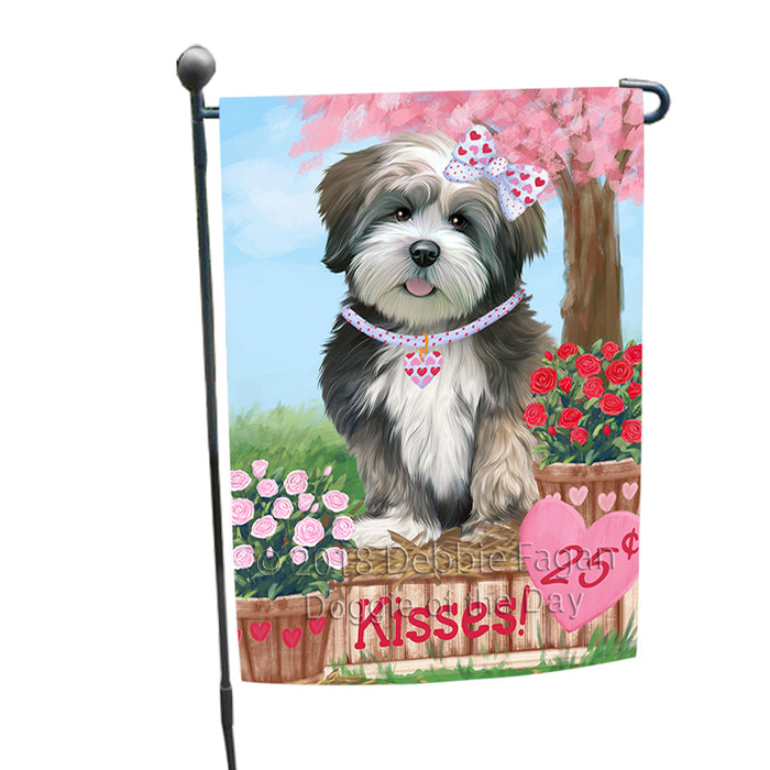 Rosie 25 Cent Kisses Lhasa Apso Dog Garden Flag GFLG56508