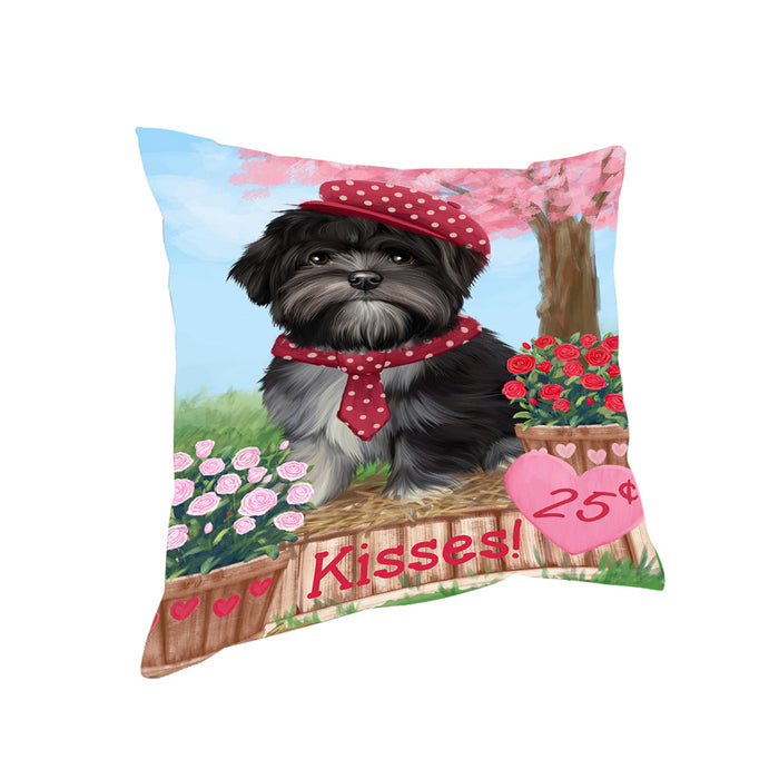 Rosie 25 Cent Kisses Lhasa Apso Dog Pillow PIL78136