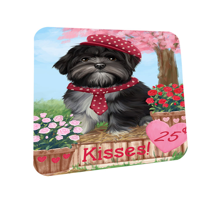 Rosie 25 Cent Kisses Lhasa Apso Dog Coasters Set of 4 CST55919