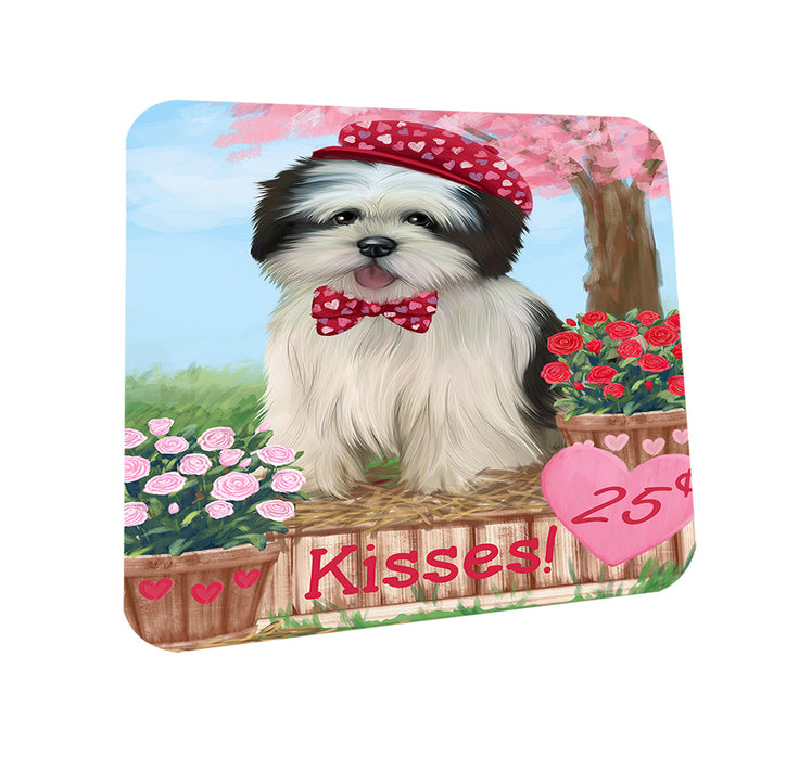 Rosie 25 Cent Kisses Lhasa Apso Dog Coasters Set of 4 CST55920