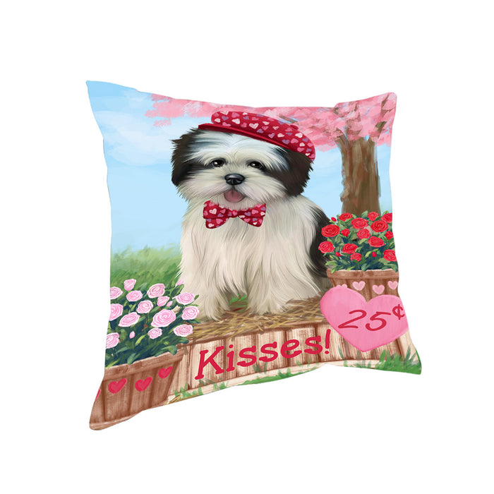 Rosie 25 Cent Kisses Lhasa Apso Dog Pillow PIL78140