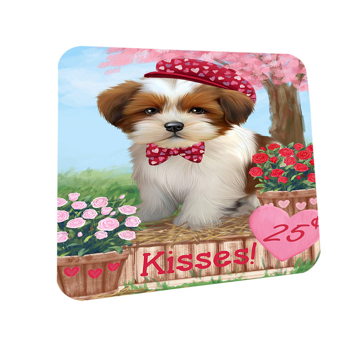 Rosie 25 Cent Kisses Lhasa Apso Dog Coasters Set of 4 CST55921