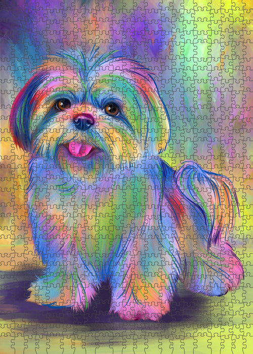 Paradise Wave Lhasa Apso Dog Puzzle  PUZL95072