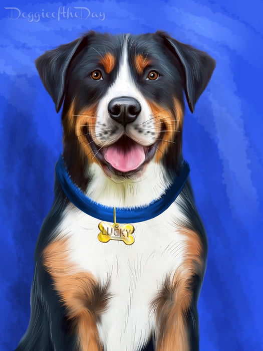 Digital Painting PERSONALIZED PET PORTRAIT! Custom Pet Dog or Cat Art