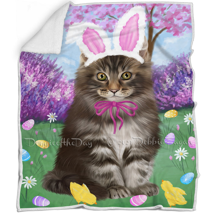 Easter Holiday Maine Coon Cat Blanket BLNKT143229