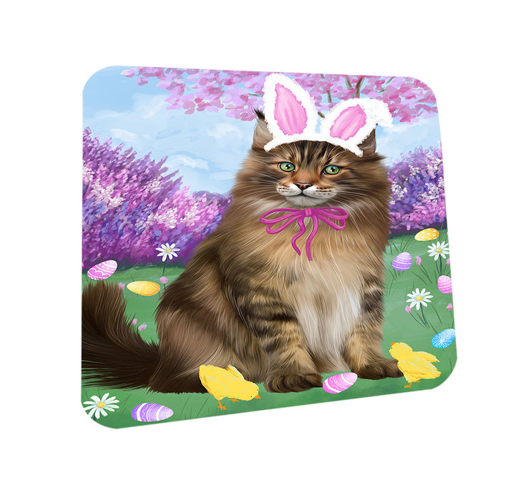 Easter Holiday Maine Coon Cat Coasters Set of 4 CST56874