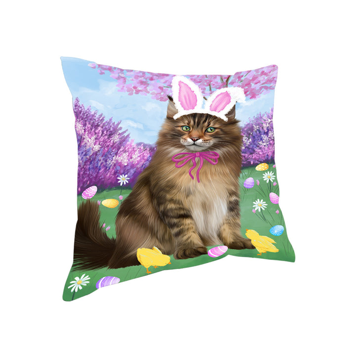 Easter Holiday Maine Coon Cat Pillow PIL82072