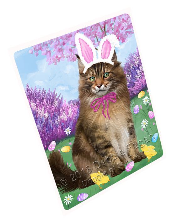 Easter Holiday Maine Coon Cat Large Refrigerator / Dishwasher Magnet RMAG103938