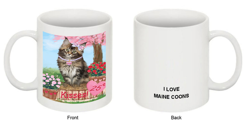 Rosie 25 Cent Kisses Maine Coon Cat Coffee Mug MUG51362