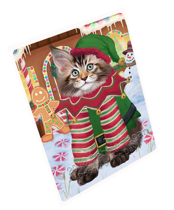 Christmas Gingerbread House Candyfest Maine Coon Cat Cutting Board C74475