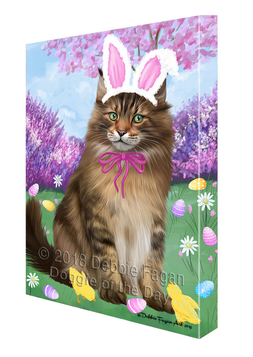 Easter Holiday Maine Coon Cat Canvas Print Wall Art Décor CVS134729