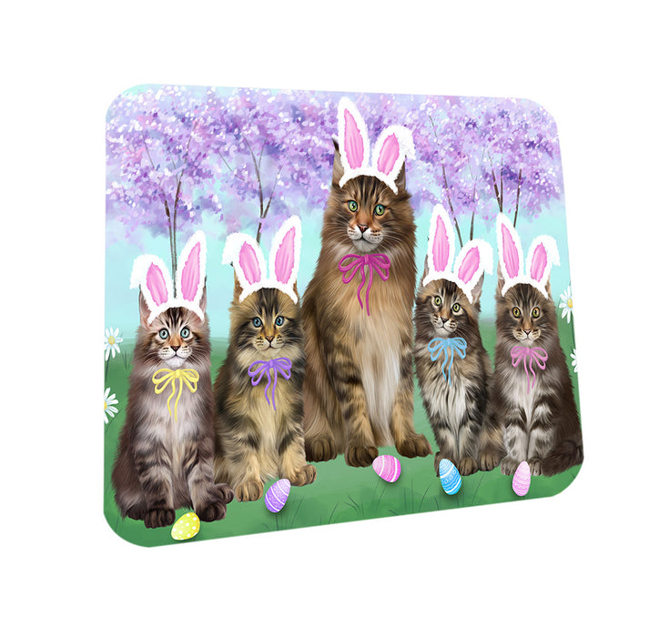 Easter Holiday Maine Coons Cat Coasters Set of 4 CST56875