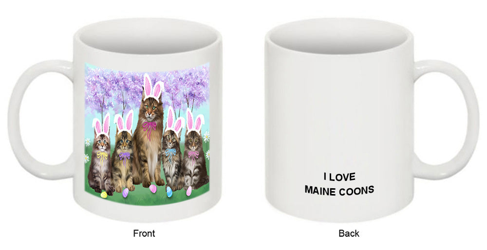Easter Holiday Maine Coons Cat Coffee Mug MUG52315