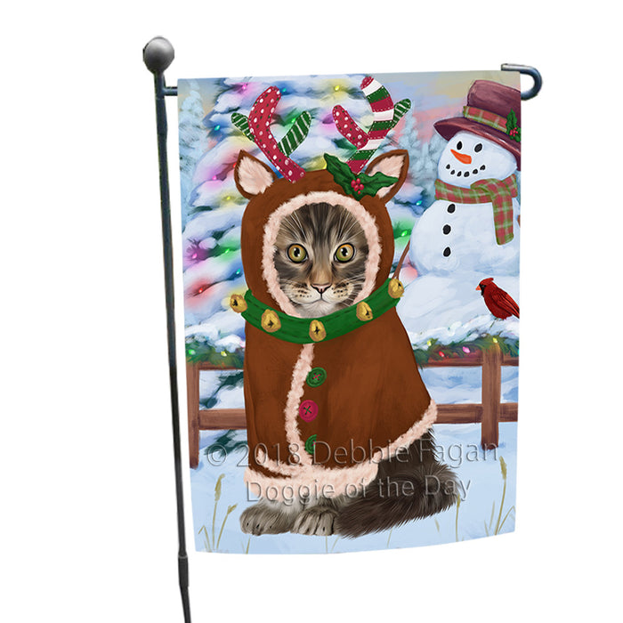 Christmas Gingerbread House Candyfest Maine Coon Cat Garden Flag GFLG57075