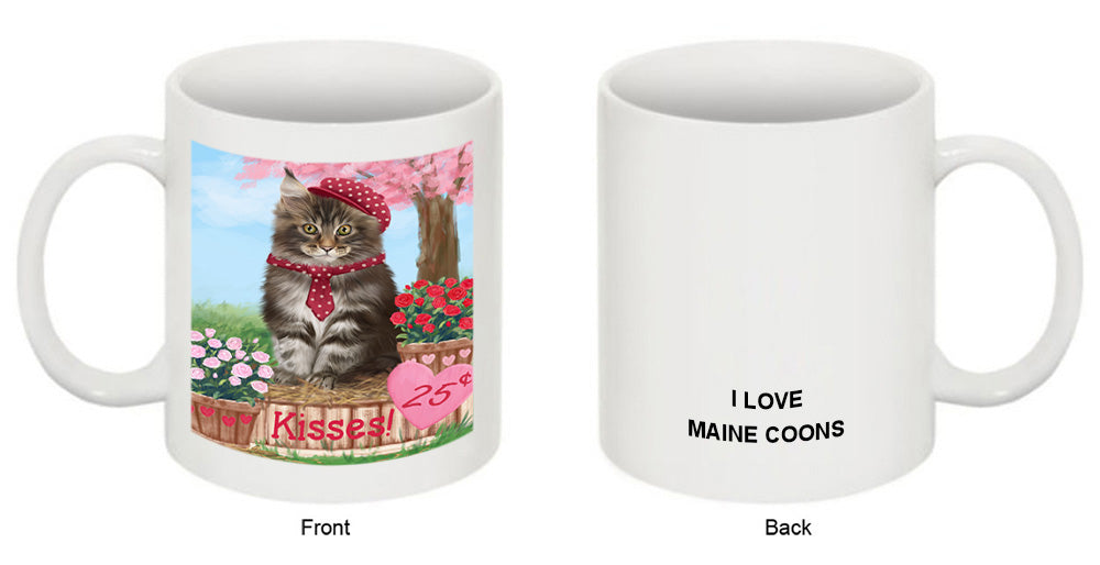 Rosie 25 Cent Kisses Maine Coon Cat Coffee Mug MUG51363
