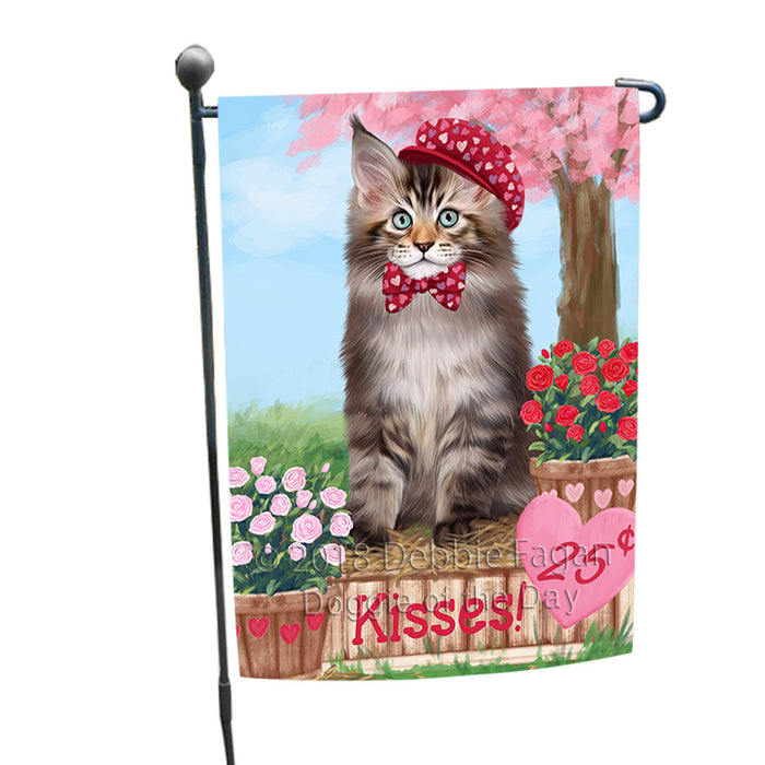 Rosie 25 Cent Kisses Maine Coon Cat Garden Flag GFLG56514