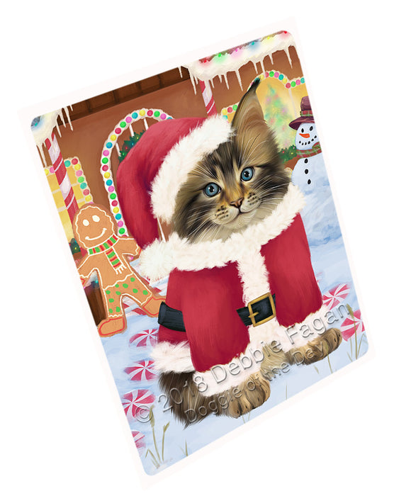 Christmas Gingerbread House Candyfest Maine Coon Cat Cutting Board C74481