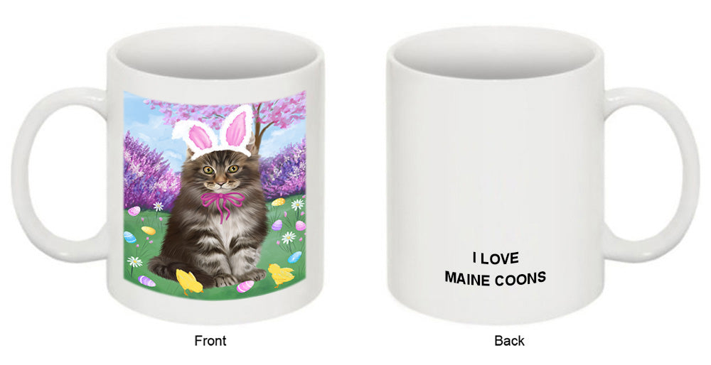 Easter Holiday Maine Coon Cat Coffee Mug MUG52316