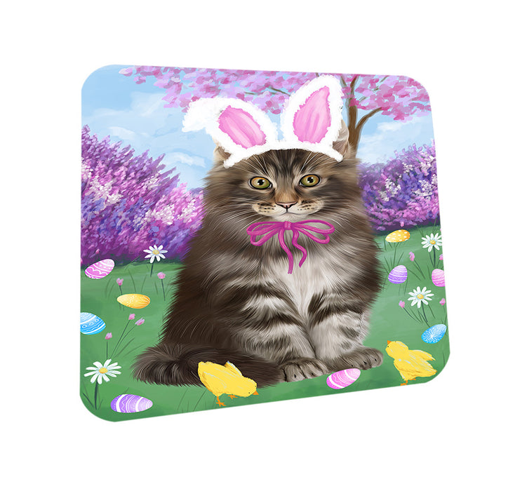 Easter Holiday Maine Coon Cat Coasters Set of 4 CST56876