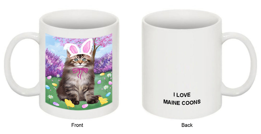Easter Holiday Maine Coon Cat Coffee Mug MUG52317