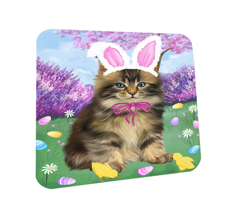 Easter Holiday Maine Coon Cat Coasters Set of 4 CST56878