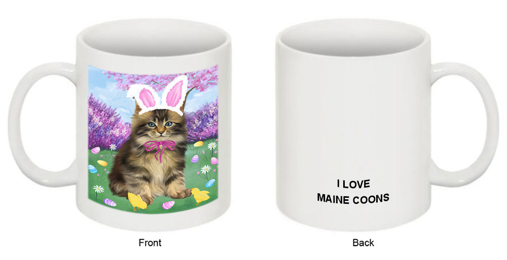 Easter Holiday Maine Coon Cat Coffee Mug MUG52318