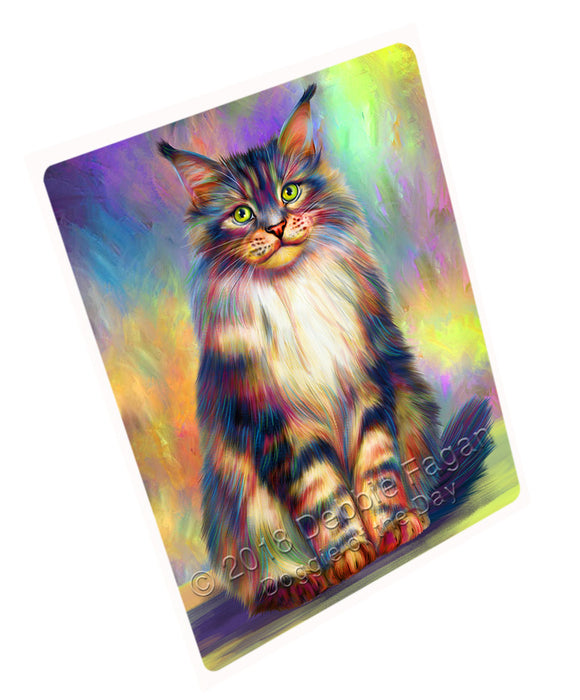 Paradise Wave Maine Coon Cat Cutting Board C73356