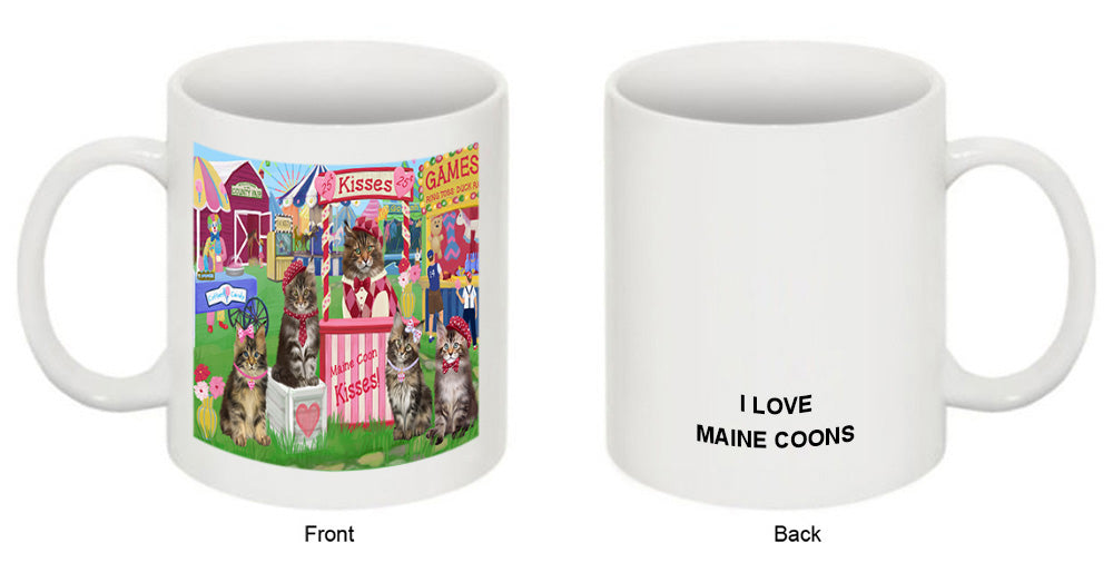 Carnival Kissing Booth Maine Coon Cats Coffee Mug MUG51304