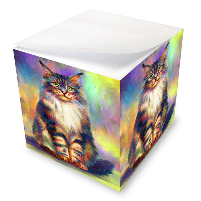 Paradise Wave Maine Coon Cat Note Cube NOC54145