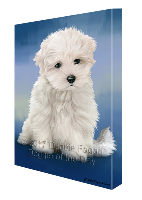 Maltese Dog Canvas Wall Art CVS51186