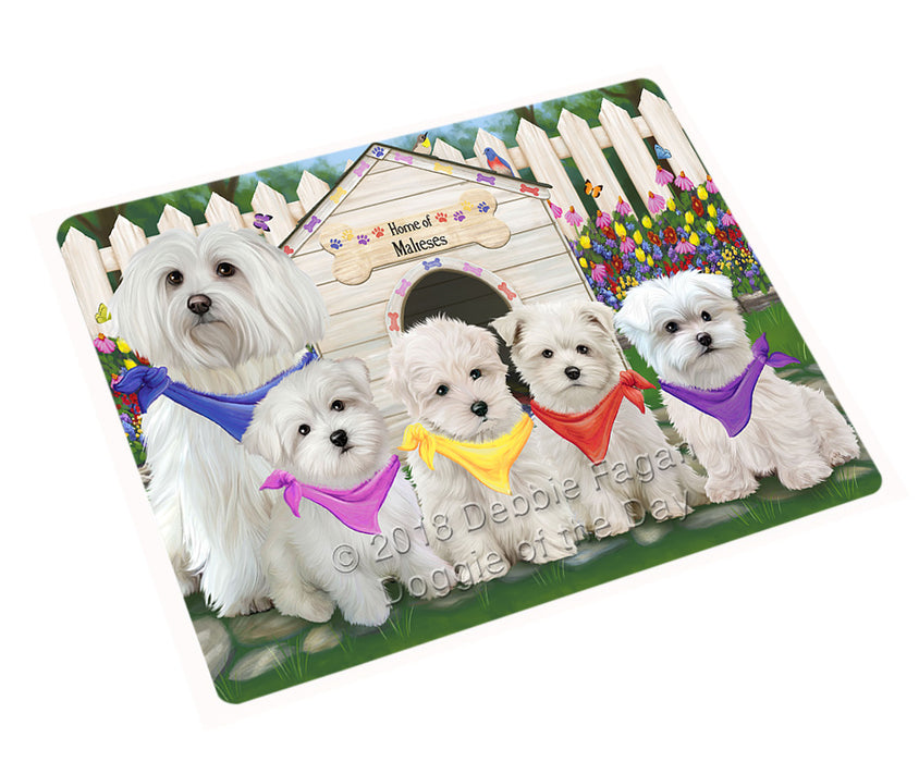 Spring Dog House Malteses Dog Magnet Mini (3.5" x 2") MAG53601