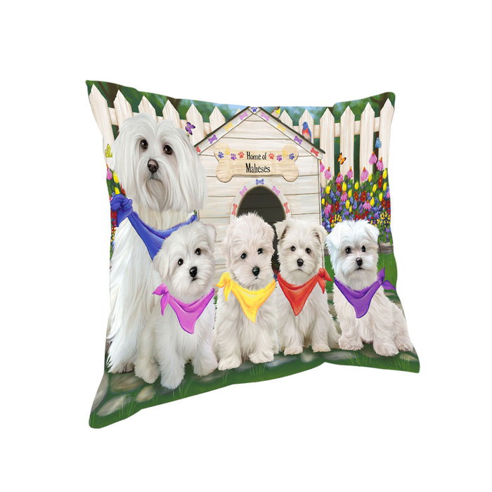 Spring Dog House Malteses Dog Pillow PIL55500